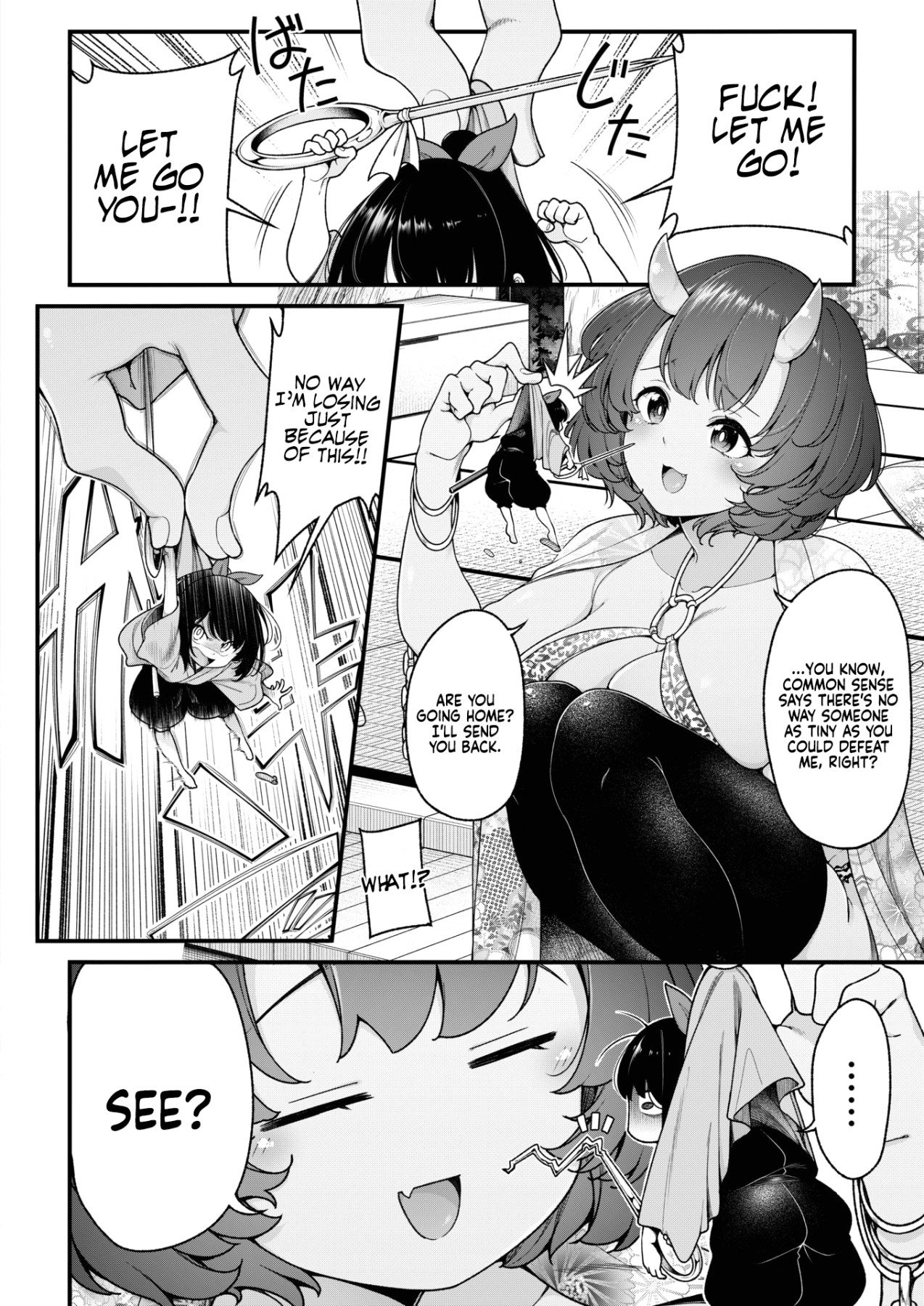 Hentai Manga Comic-For Example, The Inch-High Samurai-Read-2